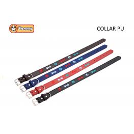 Collar PU hueso y huella