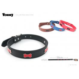 Collar PU abalorio hueso colores