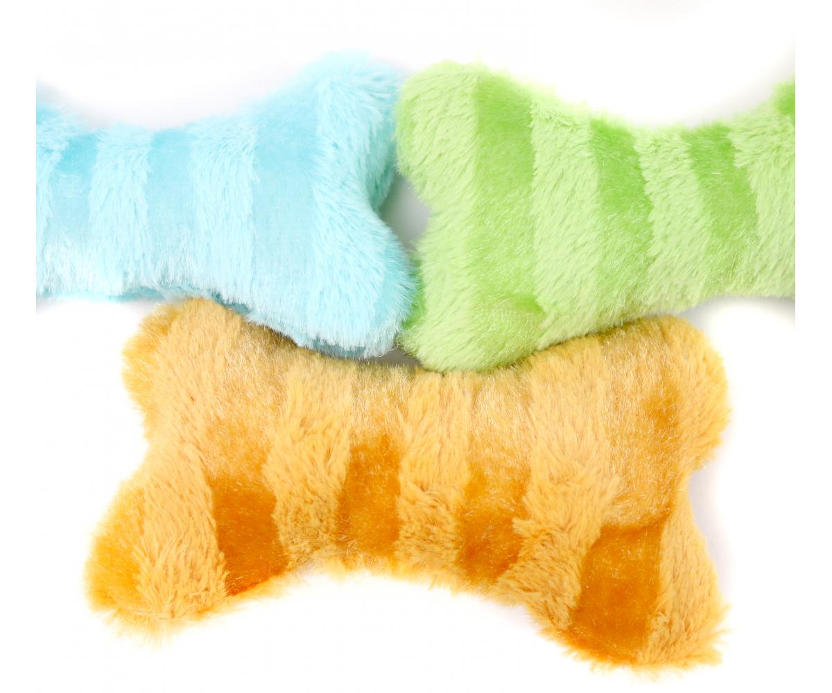 Peluche hueso rayado17 CM
