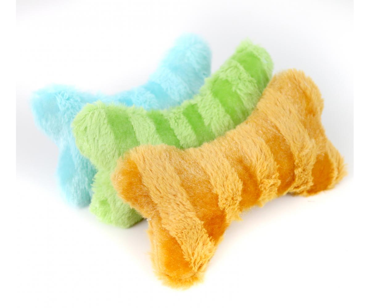 Peluche hueso rayado17 CM