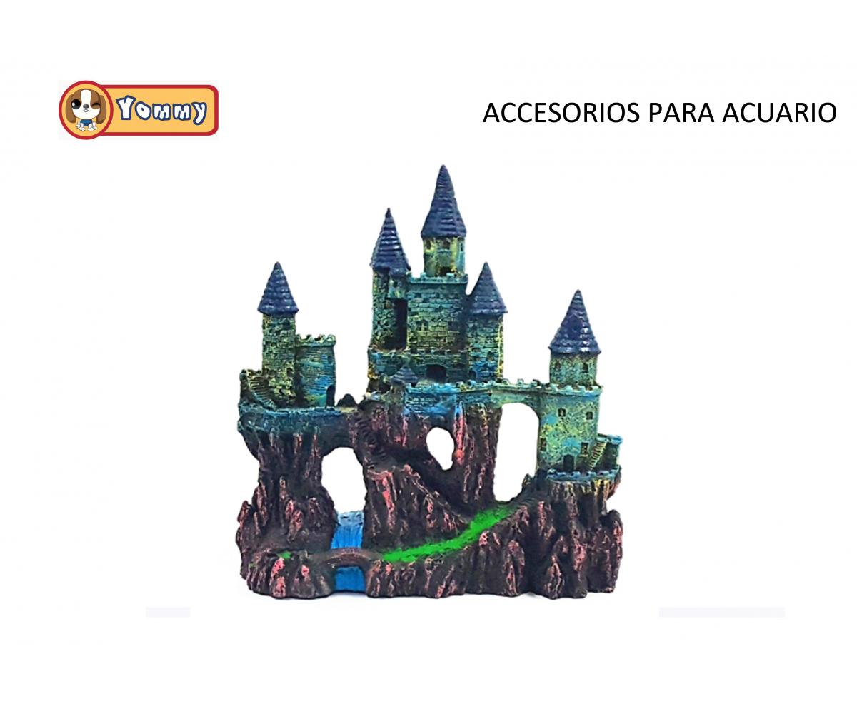 Adorno Castillo de resina 23*9*25 CM para acuario