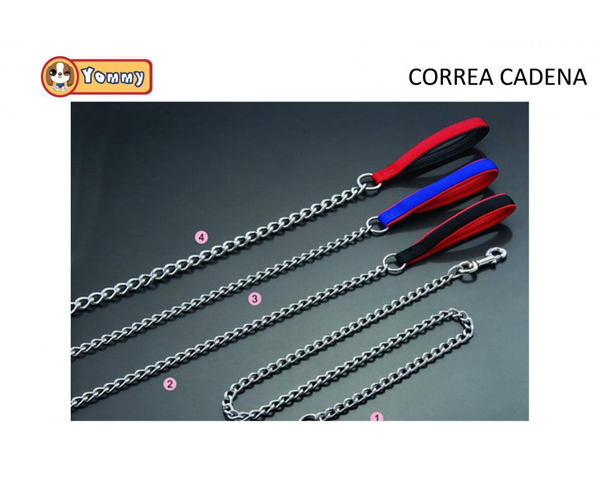 Correa cadena con mango de neopreno