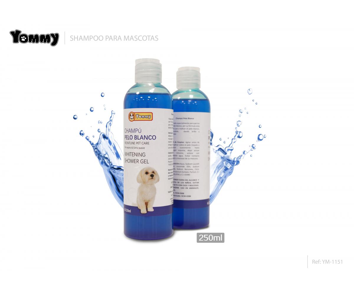 Champú  para mascotas de pelo blanco 250ml