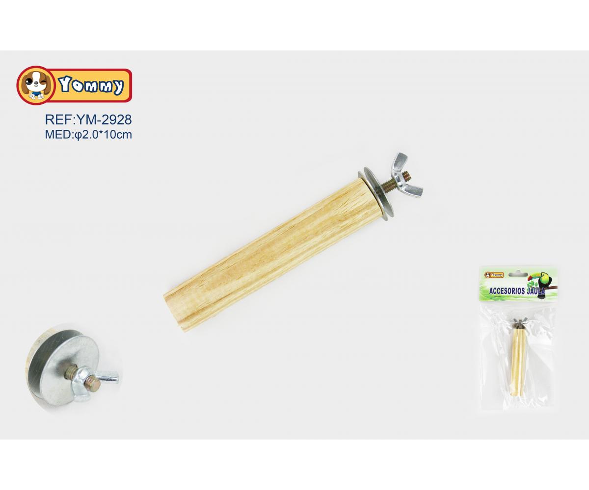 Palo de madera grueso 2.0 * longitud 10 CM paraJaula para pájaros