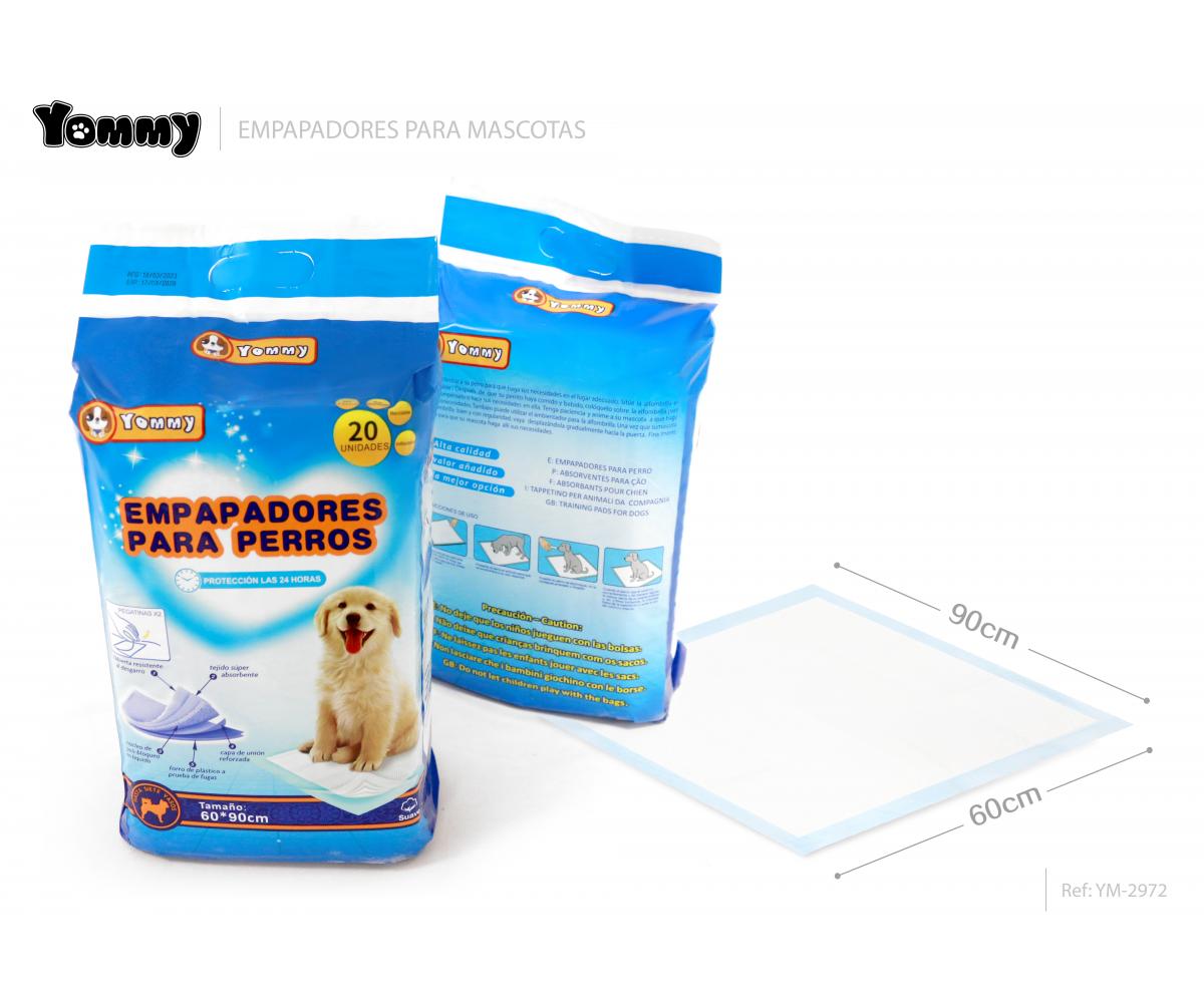 Empapador para mascotas paquete de 20 piezas