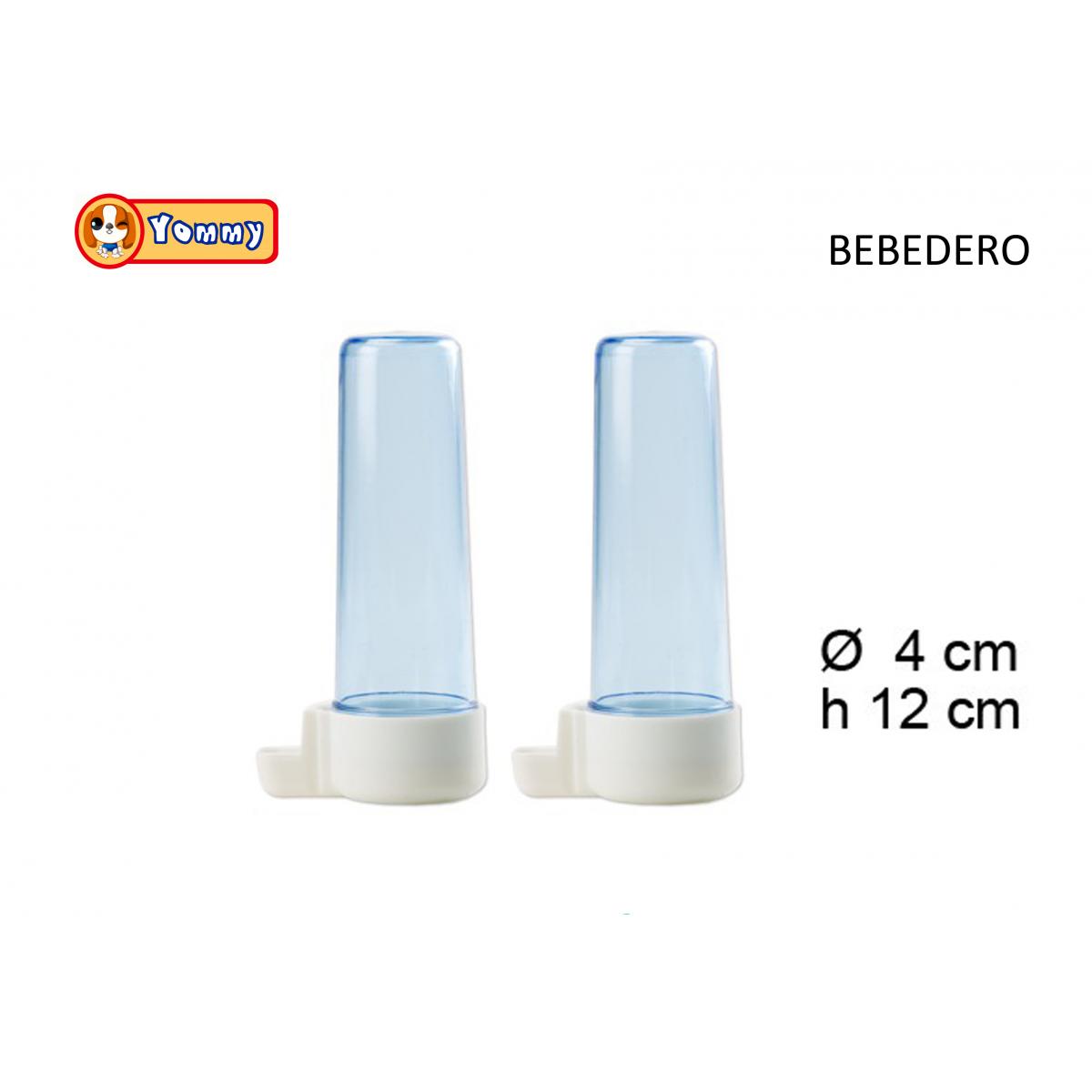 Bebedero para pájaros de alta calidad azul 2 uds 4*12 CM