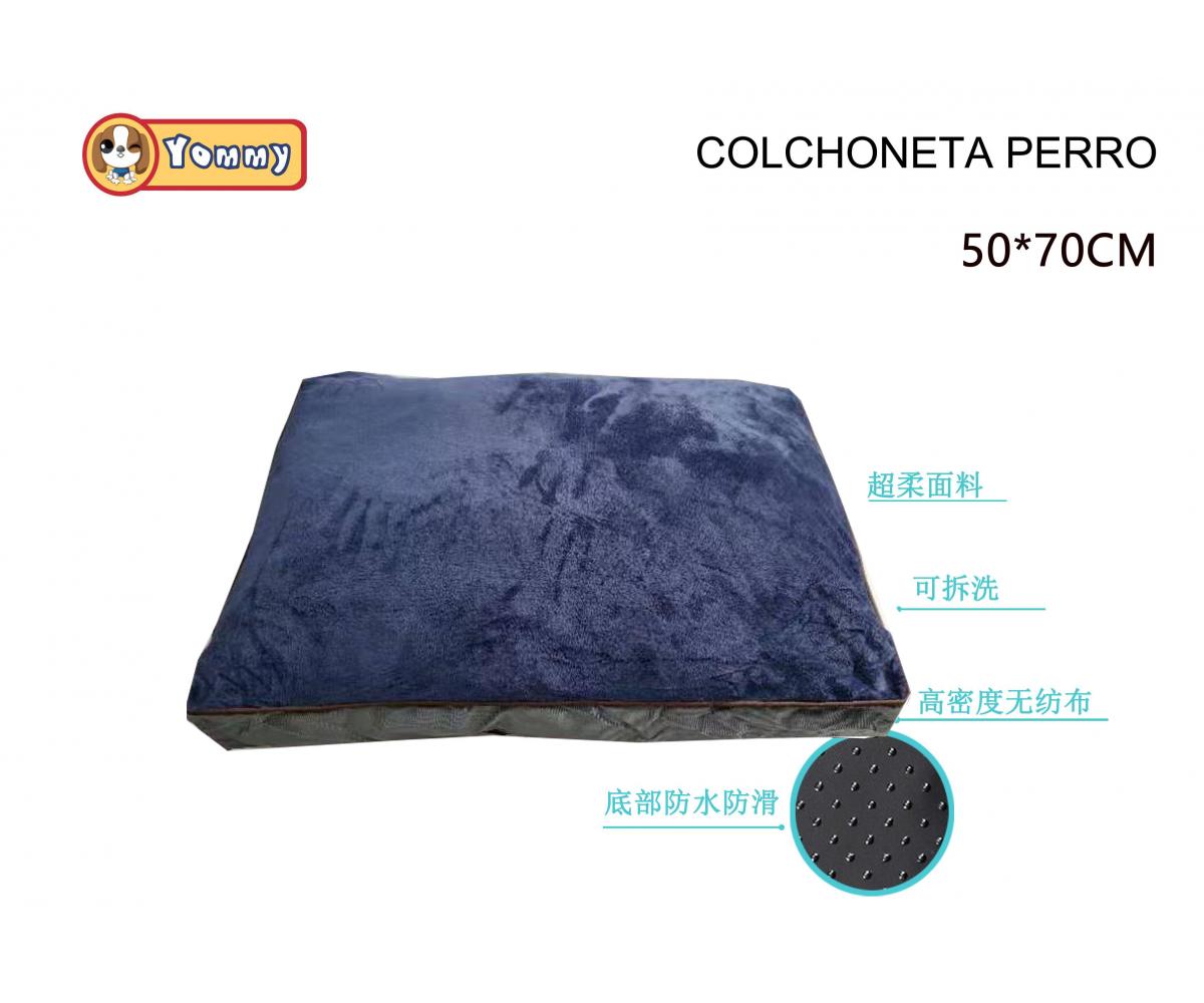 Colchoneta suave de 10 CM de alta calidad azul oscuro