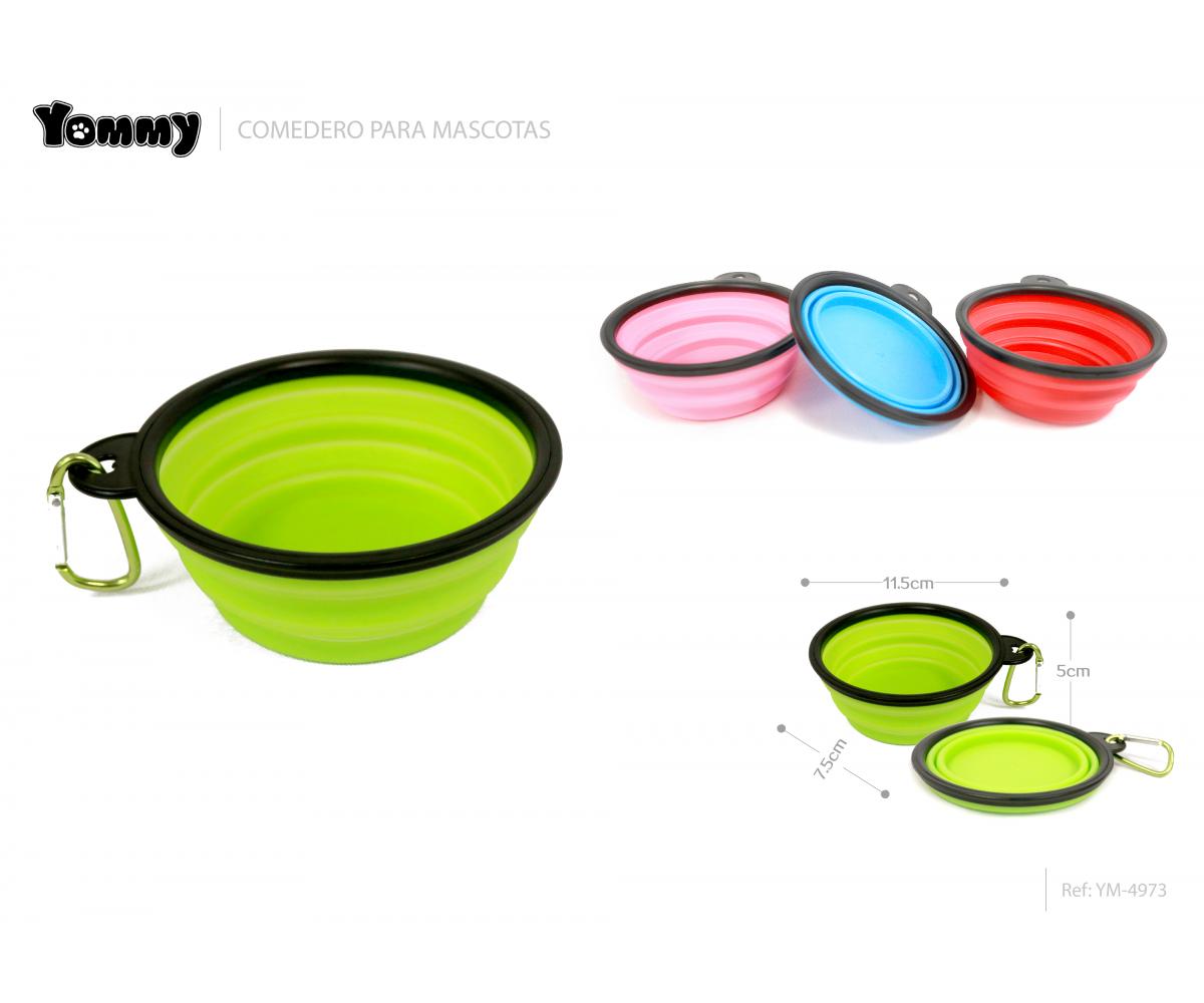 Comedero plegable TPR para mascotas
