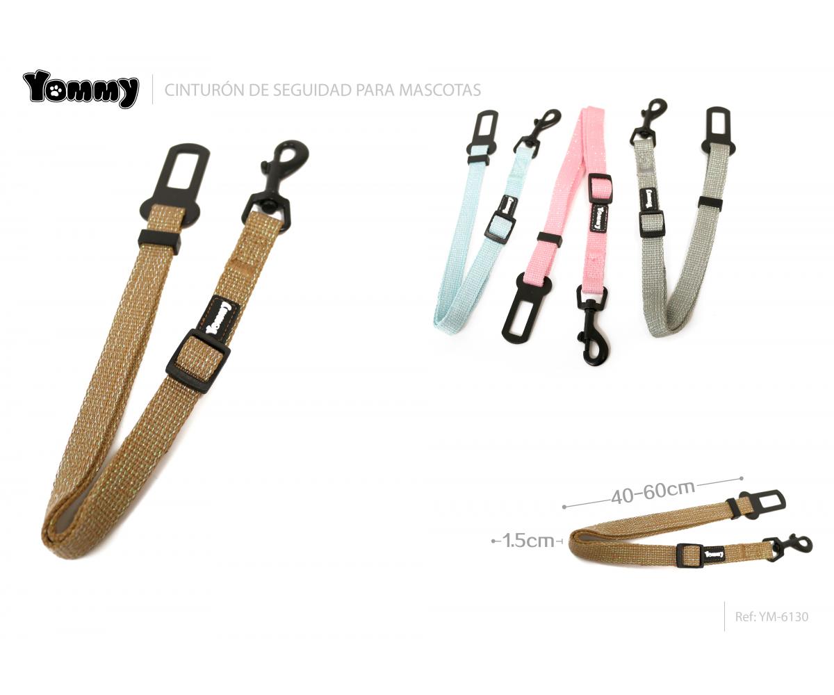 Cinturón de seguridad de coche monocromático 1,5 CM * 40-60 CM