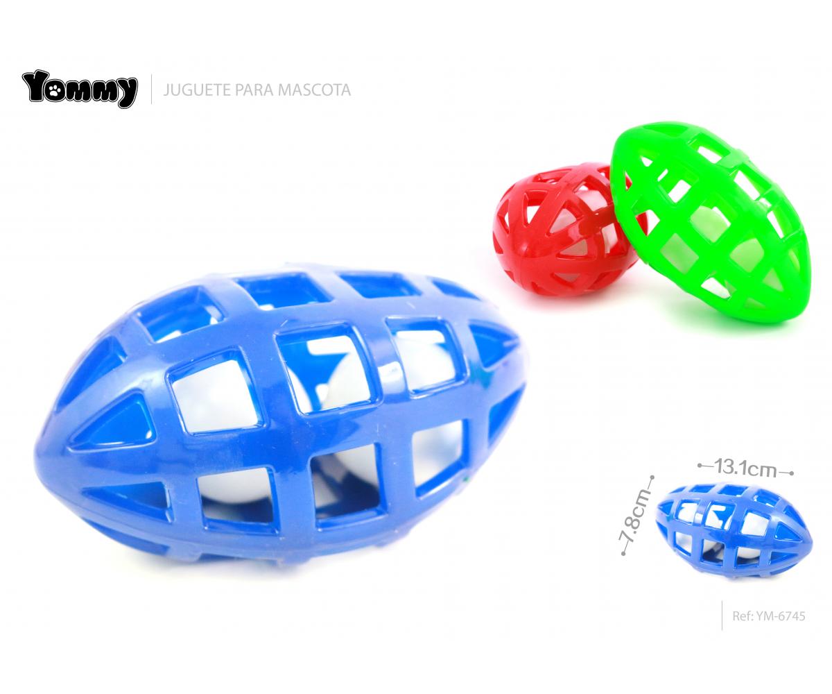 Balón doble rugby tpr 13,1x7,8 CM