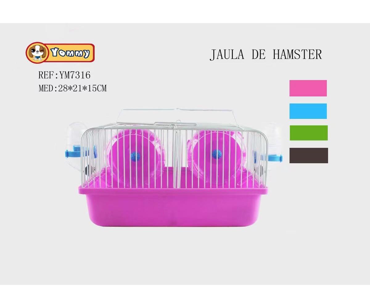 Jaula para hámster 28*21*15 CM
