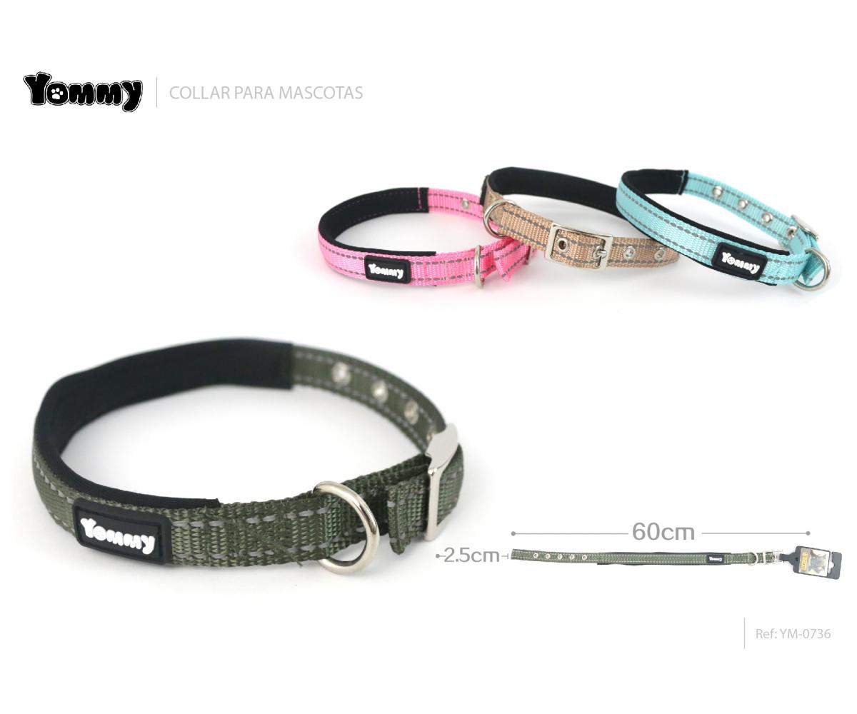 Collar reflectante con forro de neopreno