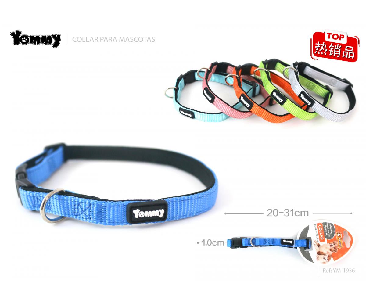 Collar de nylon con forro neopreno