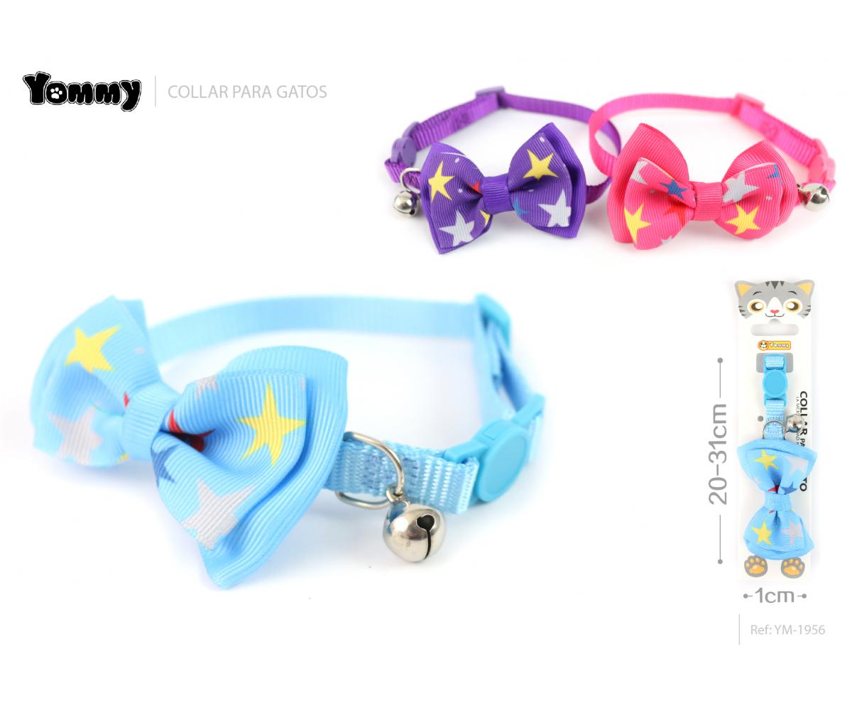 COLLAR PARA GATO CON LAZO DOBLE 1.0 x (20-31) 1956