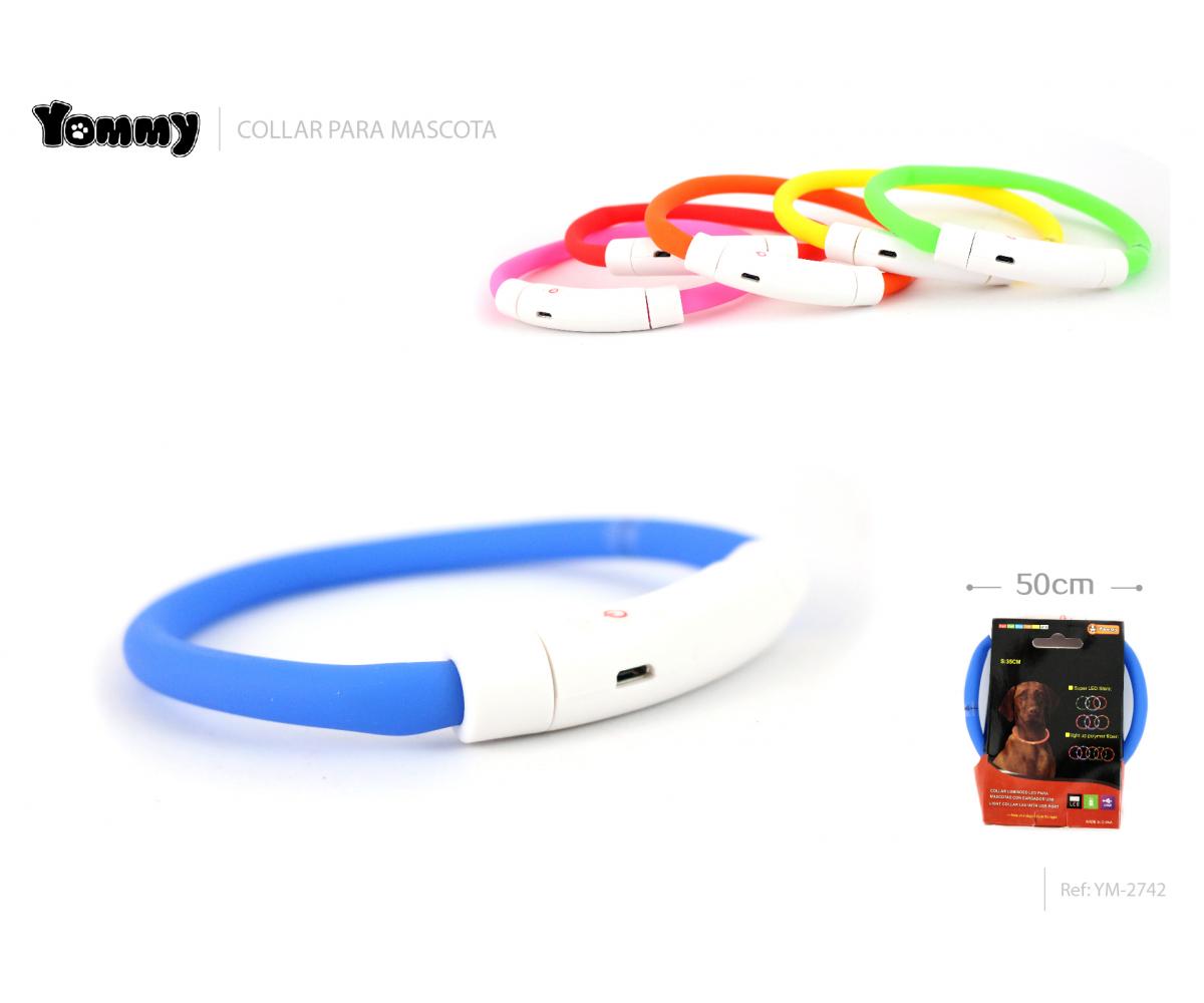 Collar LED recortable de silicona
