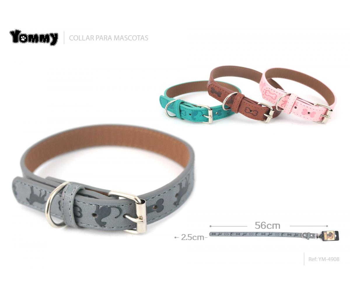 Collar PU con patrones de animales
