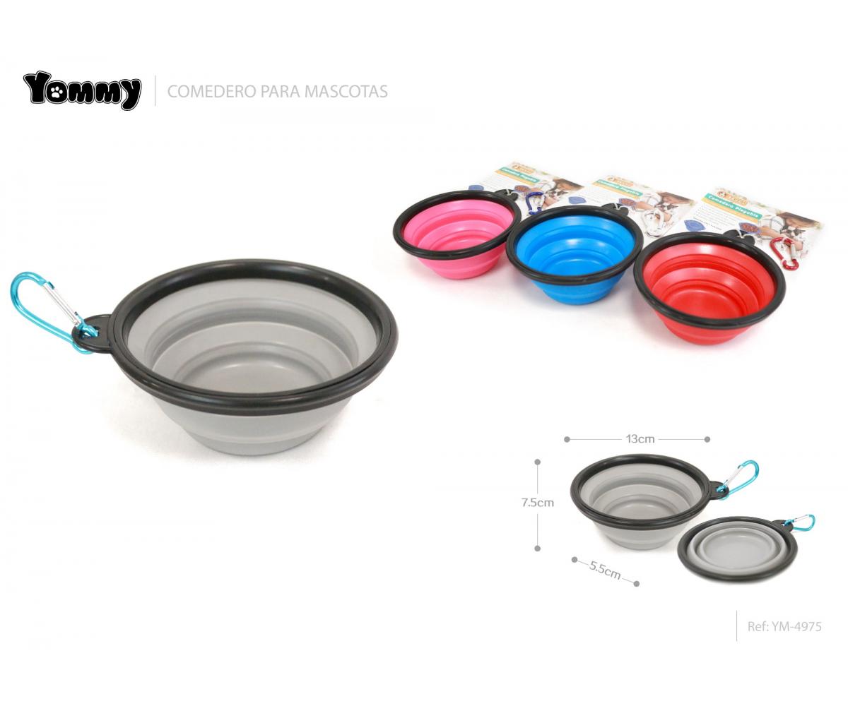 Comedero plegable TPR para mascotas