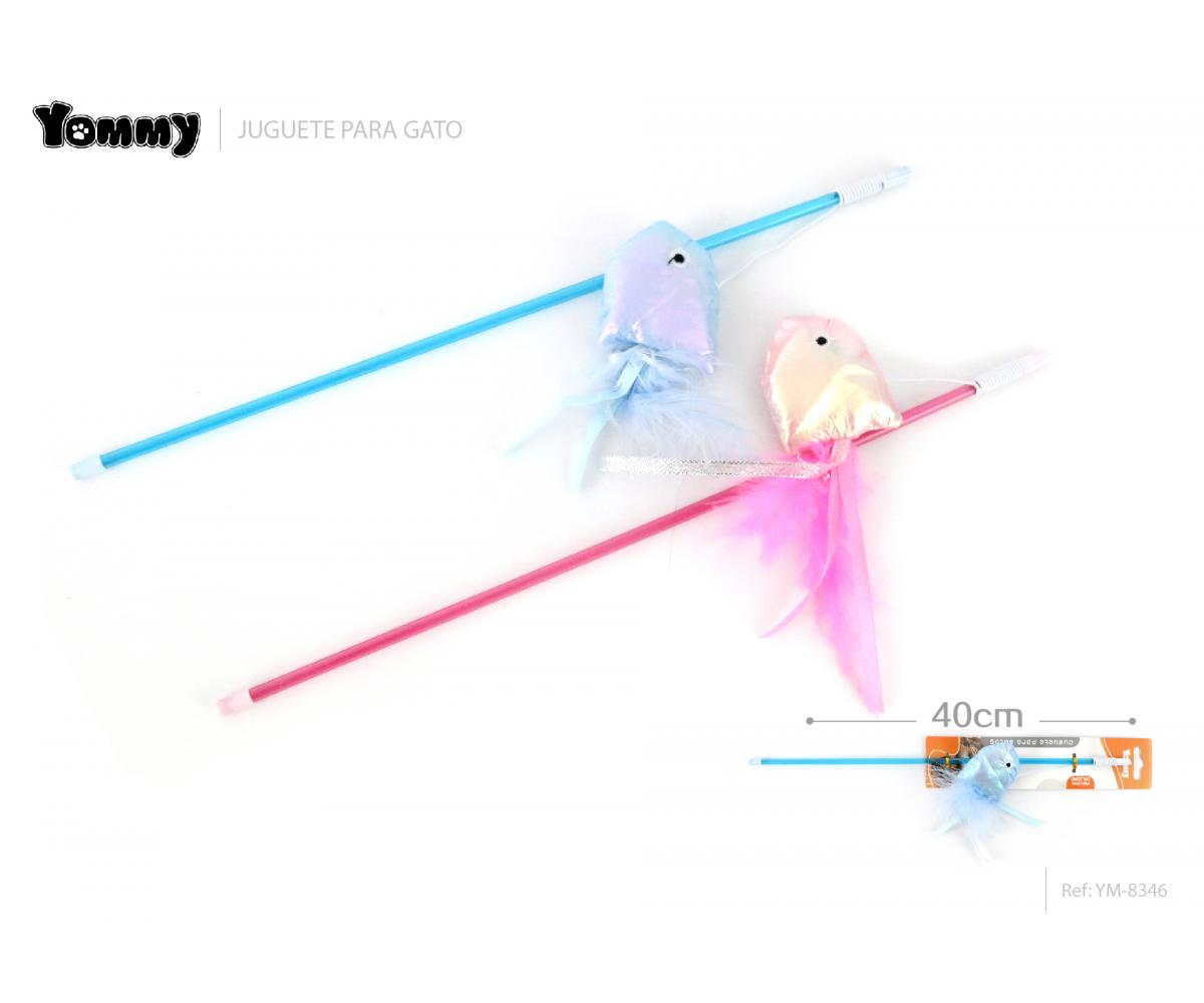 Juguete pez para gato 40cm